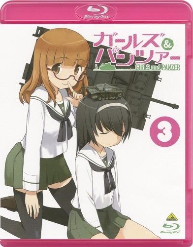 GIRLS und PANZER Vol. 3 Blu-ray + Booklet Limited Edition NEW from Japan F/S_1