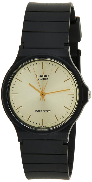CASIO watch quartz analog MQ-24-9E Unisex Adult Water Resist Resin Black Band_1