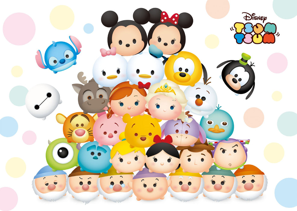 Tenyo 300 piece jigsaw puzzle Disney love! TSUM TSUM (30.5x43cm) D-300-270 NEW_1