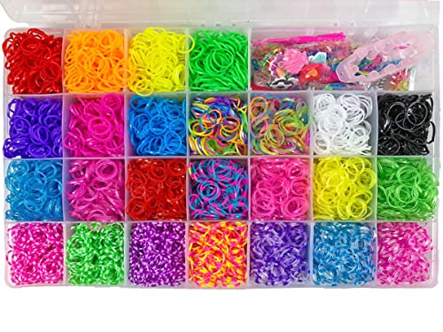 Colorful Loom Band DX Complete Set 25 colors 7500 pieces loomband-25kesu NEW_2