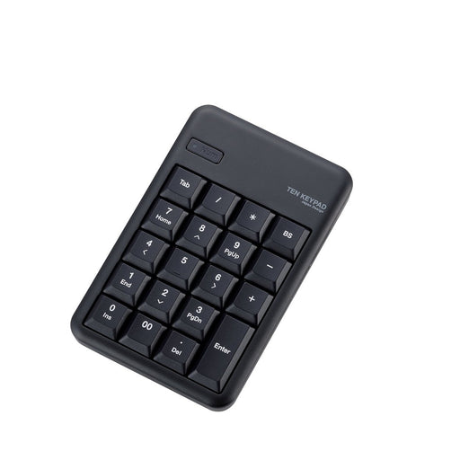 ELECOM Numeric Keypad Bluetooth TK-TBM016BK Black Heavy duty for Laptop NEW_1
