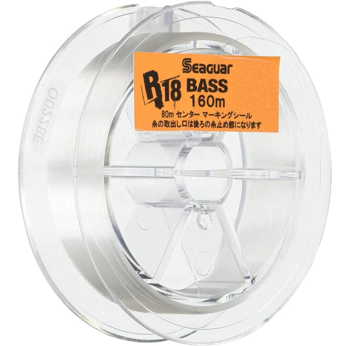 KUREHA Seaguar R18 BASS Fluorocarbon Line 160m 7lb Black Bass ‎R18B167 NEW_2