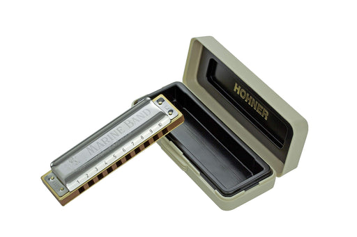 HOHNER MARINE BAND 1896/A Marine band 10 hole harmonica ‎M1896106X w/Case NEW_2