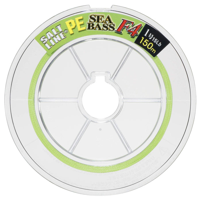TORAY Salt Line PE Sea Bass F4 150m 15lb #1 Light Green Fishing Line NEW_3