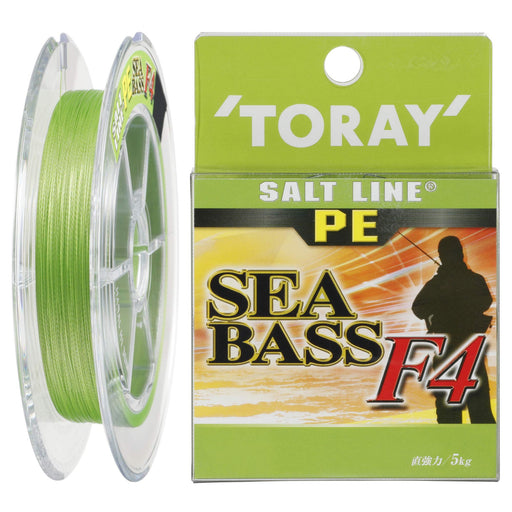 TORAY Salt Line PE Sea Bass F4 150m 12lb #0.8 Light green Fishing Line ‎S72C NEW_1