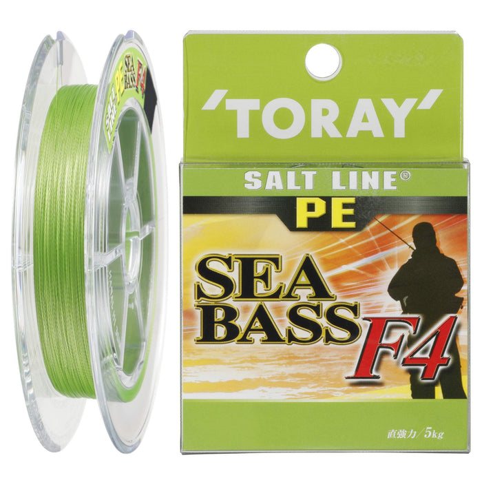 TORAY Salt Line PE Sea Bass F4 150m 12lb #0.8 Light green Fishing Line ‎S72C NEW_1