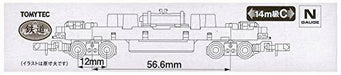 Tomytec TM-22 N-Gauge Power Unit For Railway Collection, 14m Class C_6