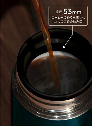 CB Japan canteen 420ml straight drinking Kafua coffee bottle Silver NEW_4