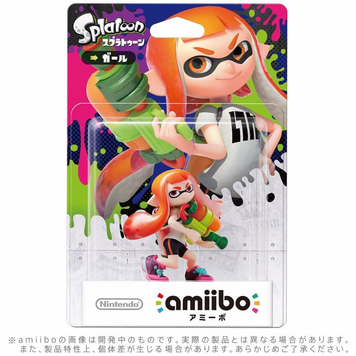 Nintendo amiibo Inkling GIRL Splatoon 3DS Wii U Game Accessories NEW from Japan_2