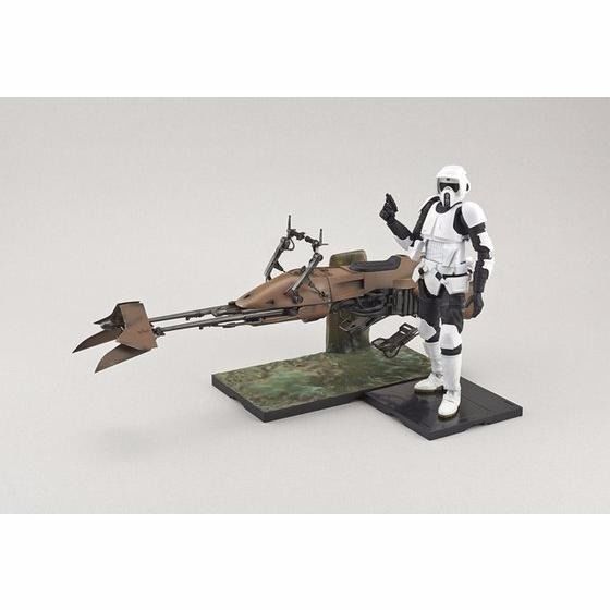 BANDAI 1/12 SCOUT TROOPER & SPEEDER BIKE MODEL KIT STAR WARS from Japan_2