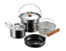 CAPTAIN STAG UH-4201 Field Chef Cooker Set 4 Outdoor Goods Made in Japan NEW_1