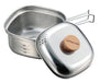 CAPTAIN STAG UH-4202 Stainless Steel Square Ramen Cooker Pot 1.3L Outdoor NEW_1