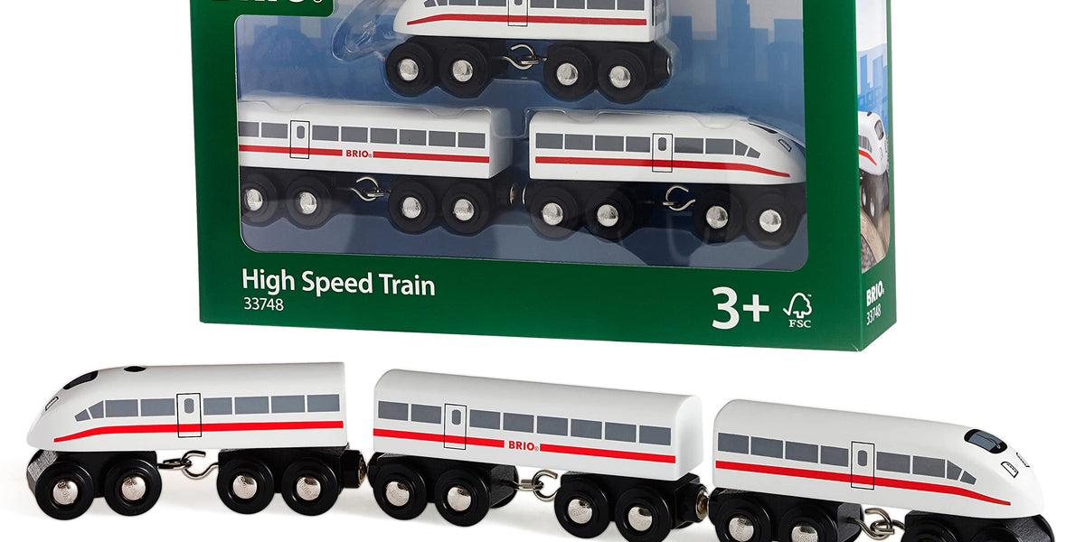 BRIO WORLD High Speed Train With Sound 33748 3+ LR44 ×2 batteries 