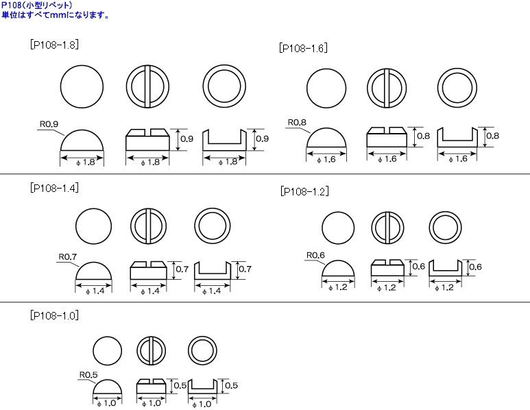 KOTOBUKIYA M.S.G P-108 SMALL RIVET Detail Up Parts Model Kit NEW from Japan_2