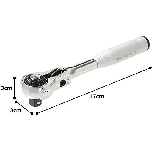 TONE short swivel ratchet handle (hold type) plug corner 9.5mm (3/8 ") RH3VHS_5