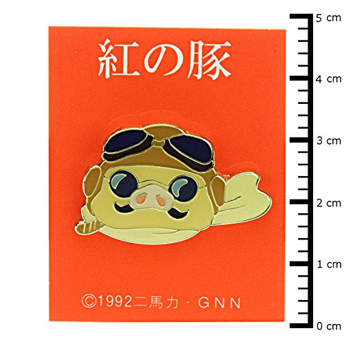 SEISEN Studio Ghibli Porco Rosso Pin Badge Porco MH-09 NEW from Japan_2