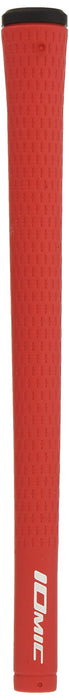 IOMIC Golf Grip Sticky1.8 Super Light with Backline Coral Red/Black M60 IOMAX_1