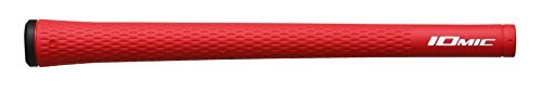 IOMIC Golf Grip Sticky1.8 Super Light with Backline Coral Red/Black M60 IOMAX_2