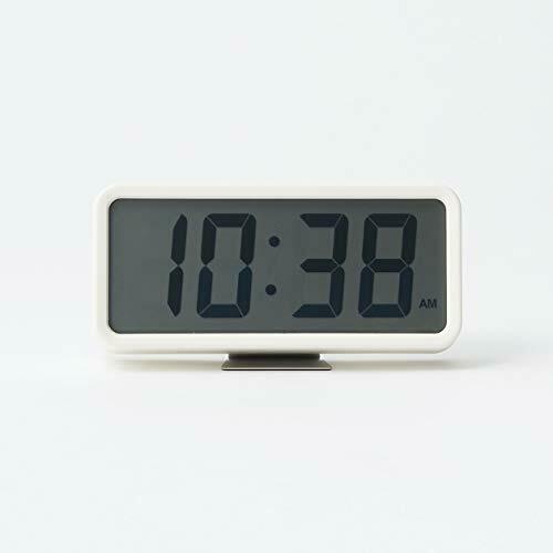 MUJI Digital Watches Middle Size Alarm Function White MJ-DCMW1 NEW from Japan_1
