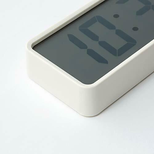 MUJI Digital Watches Middle Size Alarm Function White MJ-DCMW1 NEW from Japan_3