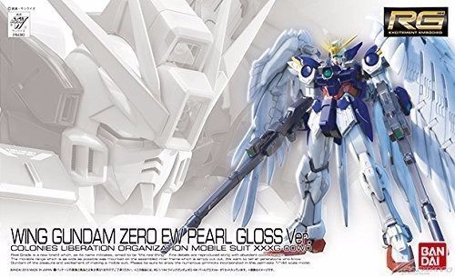 BANDAI RG 1/144 WING GUNDAM ZERO EW Pearl Gloss Ver Model Kit Gundam W NEW Japan_1