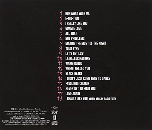 2015 CARLY RAE JEPSEN EMOTION with bonus tracks (Total 18 TRACKS) CD NEW_2