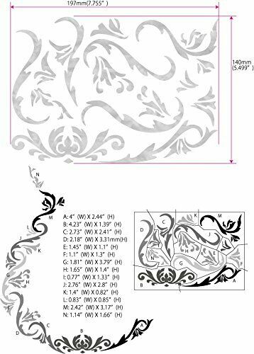 Jockomo Cowboy Fancy Vine WT guitar and bass in perfect inlay sticker NEW_6