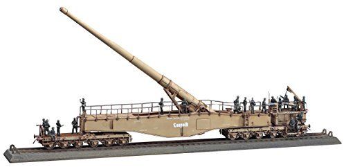 Hasegawa 1/72 German Railway Gun K5(E) Leopold w/Figure Model Kit NEW from Japan_1