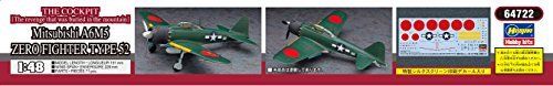 Hasegawa 1/48 The Cockpit Mitsubishi A6M5 Zero Fighter Model52 Model Kit NEW_5