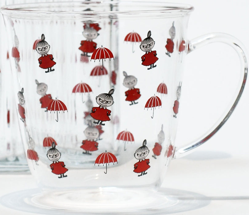 Takasaka International Japan MOOMIN Heat Resistant Mug Simple Mii MM-G010 Clear_1