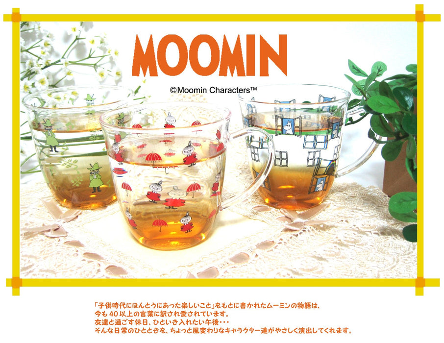 Takasaka International Japan MOOMIN Heat Resistant Mug Simple Mii MM-G010 Clear_2