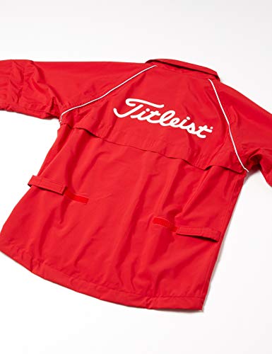 Titleist Golf Stratch Rain Wear Jacket & Pants Red Size M TSMR1592 NEW_2