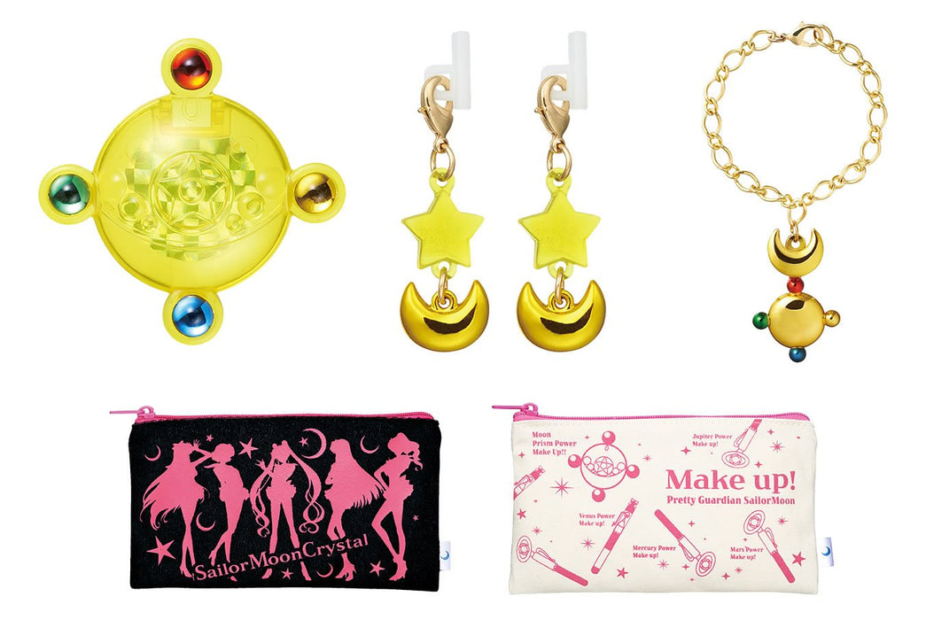 BANDAI Salor Moon Crystal Capsule Goods Set of 5 Full Complete Gashapon toys NEW_1