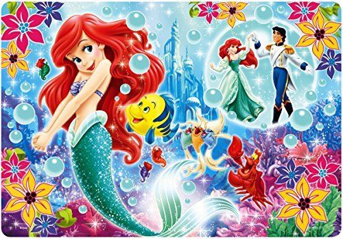 Tenyo 80 piece children's puzzle little mermaid swimming Ariel Child puzzle NEW_1