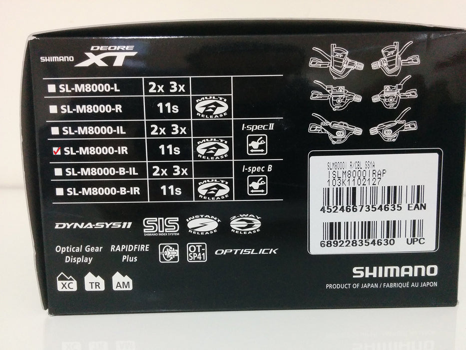 Shimano DEORE XT SL-M8000-I I-spec II Shift Lever (Right Only) ISLM8000IRAP NEW_7