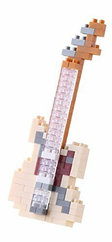 nanoblock Electric Guitar Ivory NBC_147 NEW from Japan_1