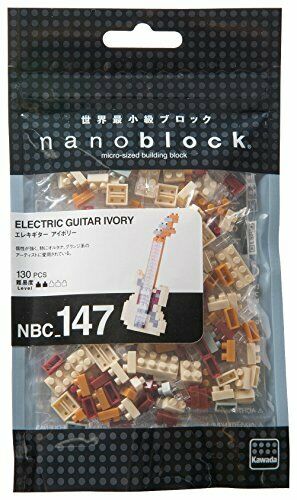 nanoblock Electric Guitar Ivory NBC_147 NEW from Japan_2