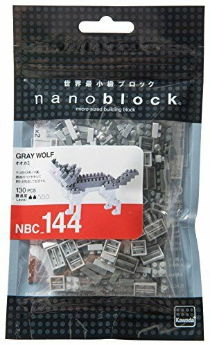 nanoblock Gray Wolf NBC_144 NEW from Japan_2