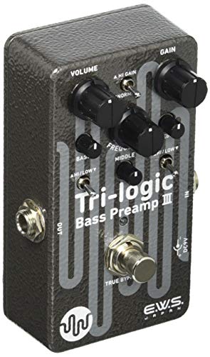 E.W.S Effector Bass Preamp ‎Tri-logic Bass Preamp 3 Treble plus minus 15dB NEW_1