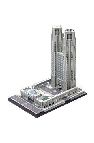 Wave OG021 Tokyo Metropolitan Government Building 1/2000 Scale Plastic Model Kit_2