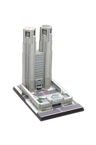 Wave OG021 Tokyo Metropolitan Government Building 1/2000 Scale Plastic Model Kit_4