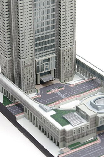 Wave OG021 Tokyo Metropolitan Government Building 1/2000 Scale Plastic Model Kit_7