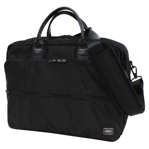 Yoshida Bag PORTER TIME 2WAY BRIEFCASE L Black 655-06167 Made in JAPAN Nylon NEW_1