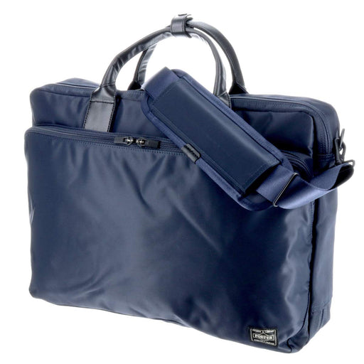 Yoshida Bag PORTER TIME 3WAY BRIEFCASE Navy 655-08296 Made in JAPAN Nylon NEW_1