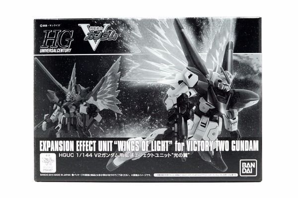 BANDAI HGUC 1/144 EXPANSION EFFECT UNIT WINGS of LIGHT for V2 GUNDAM Model Kit_1