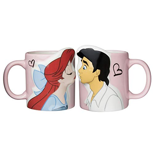 Disney kiss mug Little mermaid Ariel SAN2473 Pair Mug NEW from Japan_1