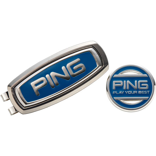 PING Golf Marker AC-U2202 BELT CLIP 36485 Blue alloysteel metal manganese magnet_1