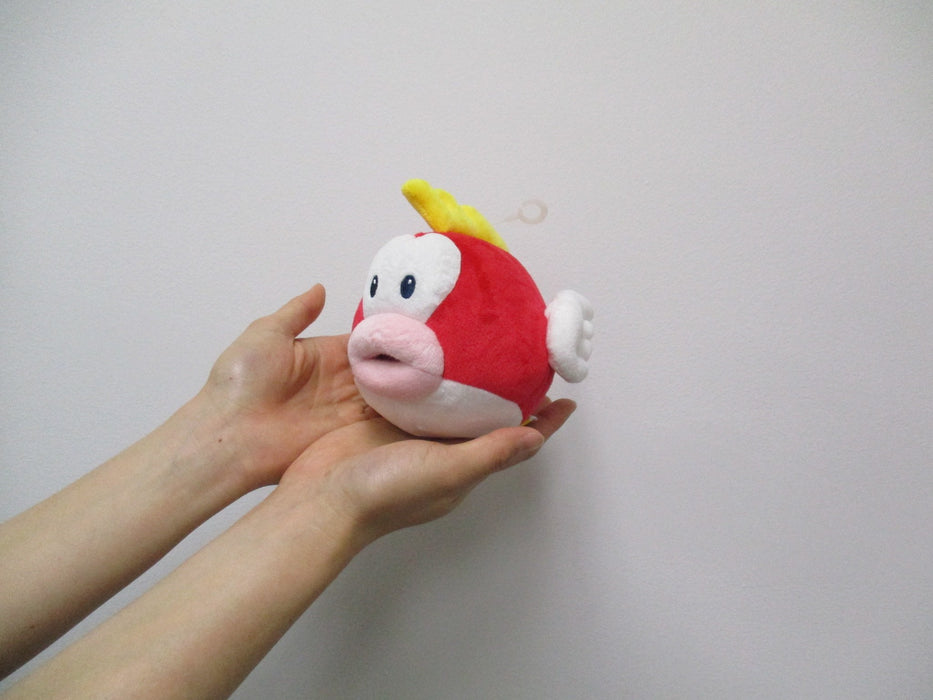 Sanei Boeki Super Mario All Star Collection AC30 Cheep Cheep Plush Doll NEW_5