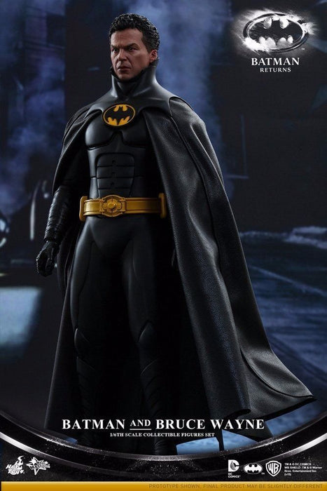 Movie Masterpiece Batman Returns BATMAN & BRUCE WAYNE 1/6 Action Figure Hot Toys_3