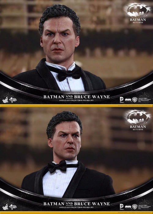 Movie Masterpiece Batman Returns BATMAN & BRUCE WAYNE 1/6 Action Figure Hot Toys_4